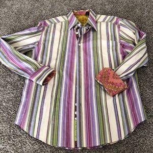 Robert Graham Long Sleeve Shirt Men’s Large EUC